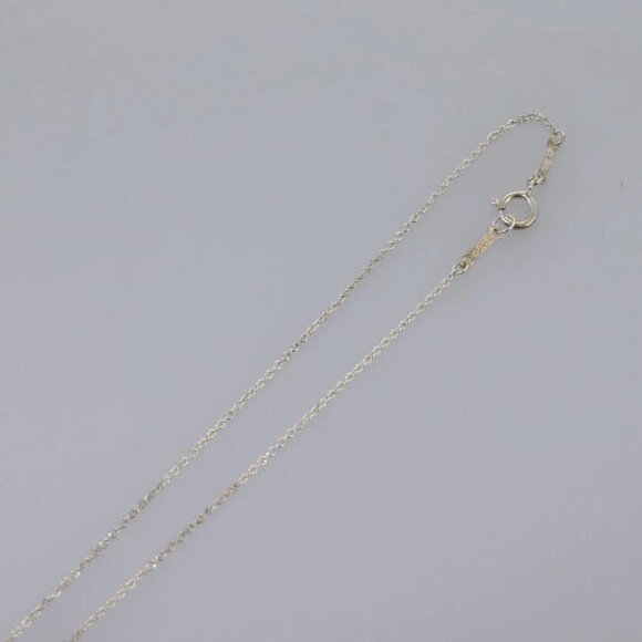 TIFFANY&Co. Open Heart Necklace Ag925 Silver Auth am7763 - Picture 3 of 13